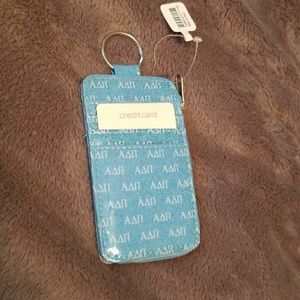 Alpha Delta Pi keychain wallet NWT